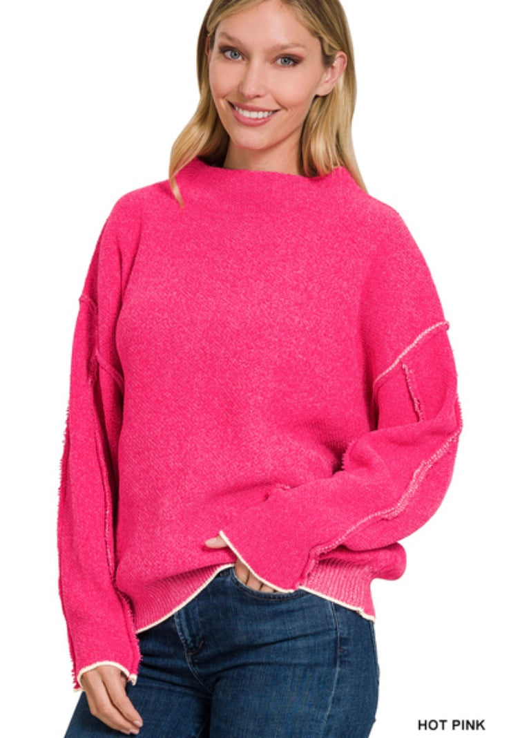 Hot pink Sweater