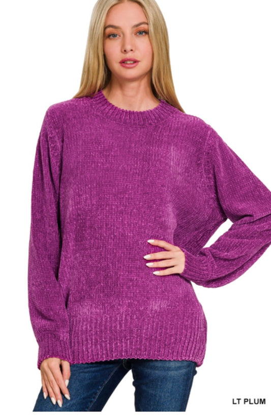 Lt Plum Sweater